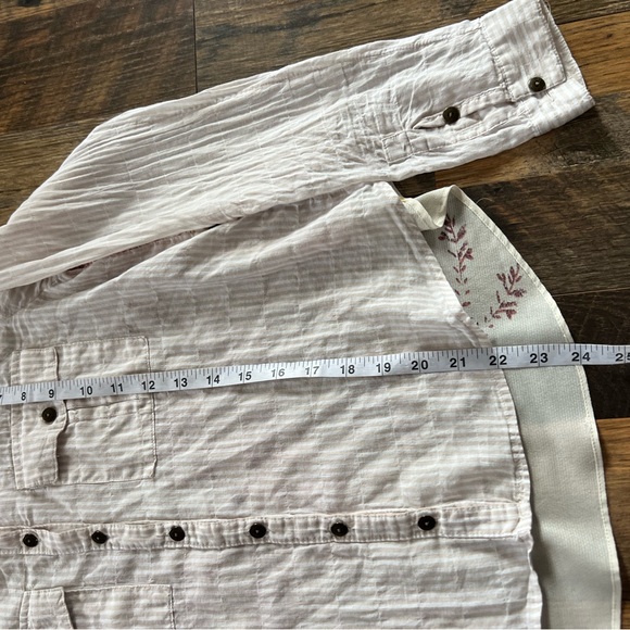 Free People Floral Back Button-Down Top - Picture 9 of 9